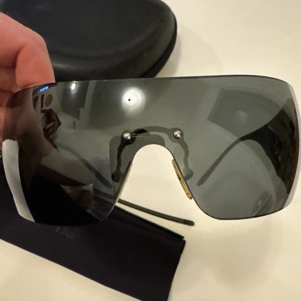 Dior Biker Vintage Sunglasses Strap Dust Cloth and Case